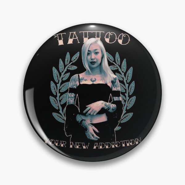 Item preview, Tattoo Your New Addiction, Tattooed Oriental Woman Design, Tattoo Shirt designed and sold by Proverbial Wisdom Design.
