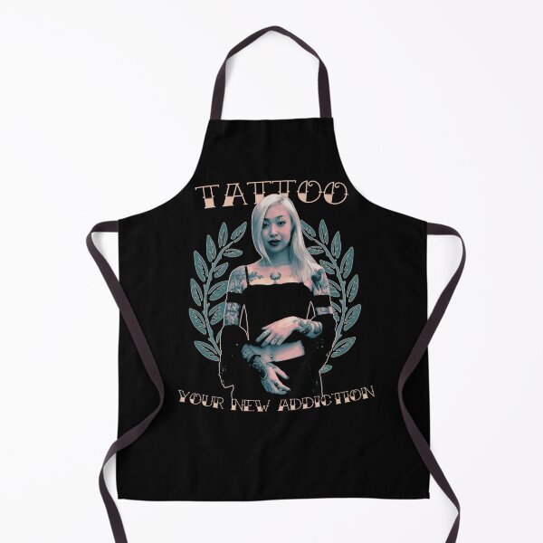 Item preview, Tattoo Your New Addiction, Tattooed Oriental Woman Design, Tattoo Shirt designed and sold by Proverbial Wisdom Design.