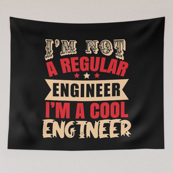 Item preview, I'm Not A Regular Engineer, I'm A Cool Engineer (Dark) designed and sold by the-krisney-way.