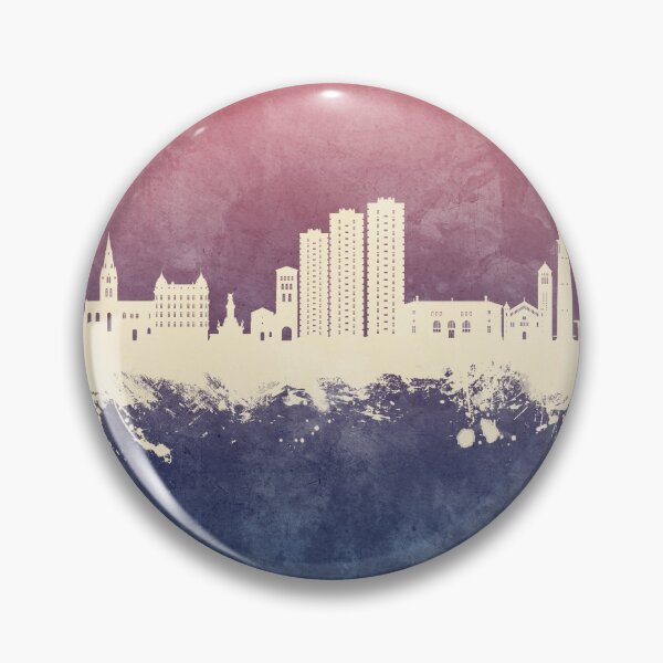 Item preview, Grenoble France Skyline designed and sold by ArtPrints.