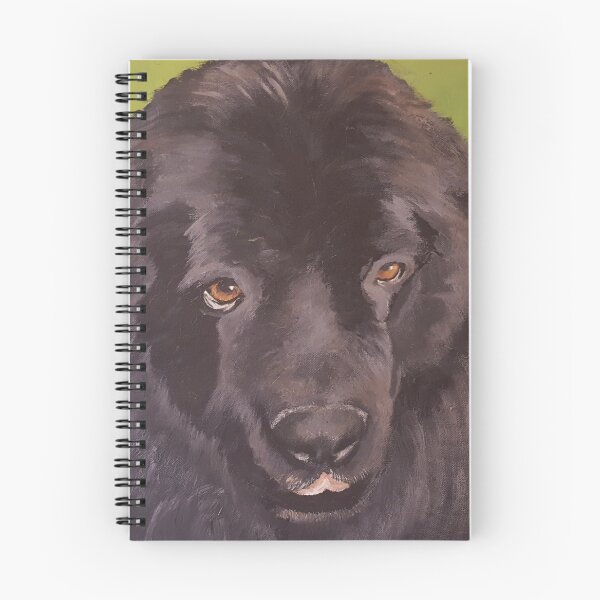 Artikelvorschau, Neufundländer Hund Gemalt entworfen und verkauft von Moonyflower.