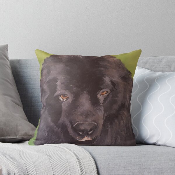 Item preview, Newfoundland dog painted designed and sold by Moonyflower.