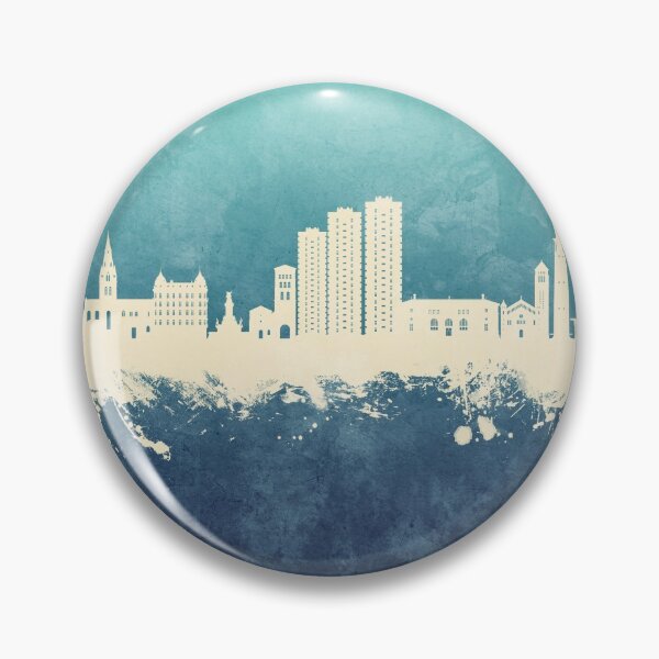 Item preview, Grenoble France Skyline designed and sold by ArtPrints.