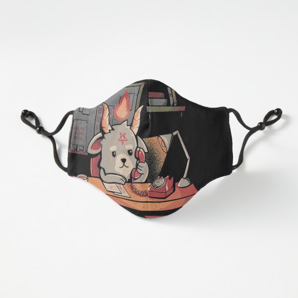 God is Busy - Creepy Cute Baphomet Gift Fitted 3-Layer
