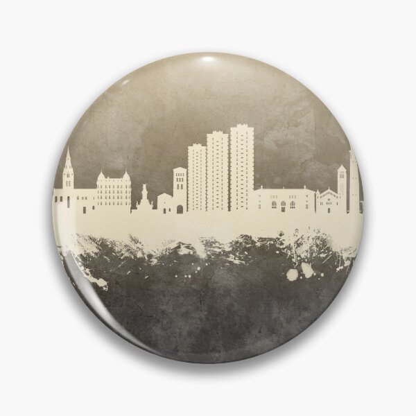 Item preview, Grenoble France Skyline designed and sold by ArtPrints.