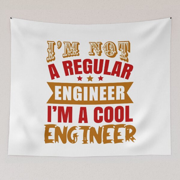 Item preview, I'm Not A Regular Engineer, I'm A Cool Engineer (Light) designed and sold by the-krisney-way.