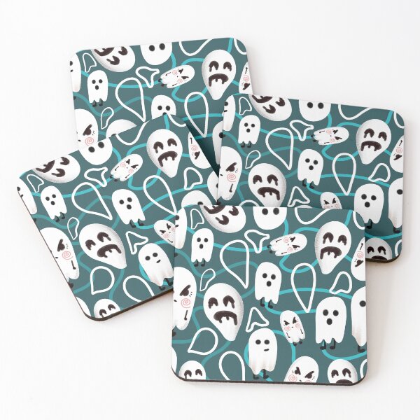 Item preview, Happy Halloween Ghost Pattern designed and sold by KookiePalette.