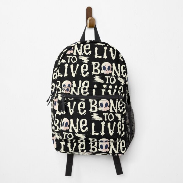 Item preview, Bone To Live - Funny Halloween Born To Live T-Shirt designed and sold by Onewivnacher.