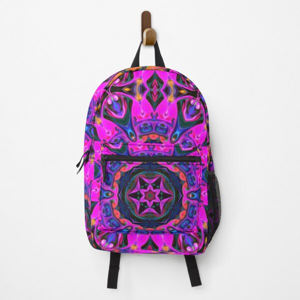 Artikelvorschau, Psychedelisches Kaleidoskop Lila Blume entworfen und verkauft von WormholeOrbital.