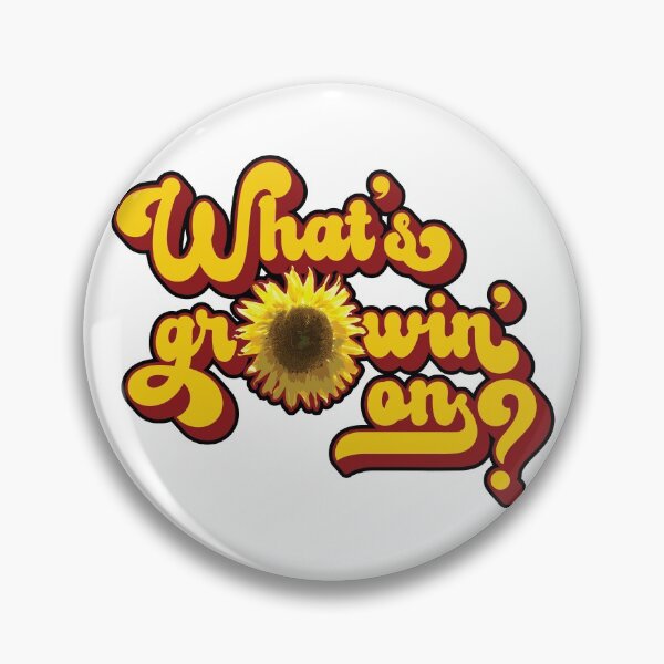 Item preview, What's Growin' On? Groovy Sunflower Art designed and sold by hobrath.