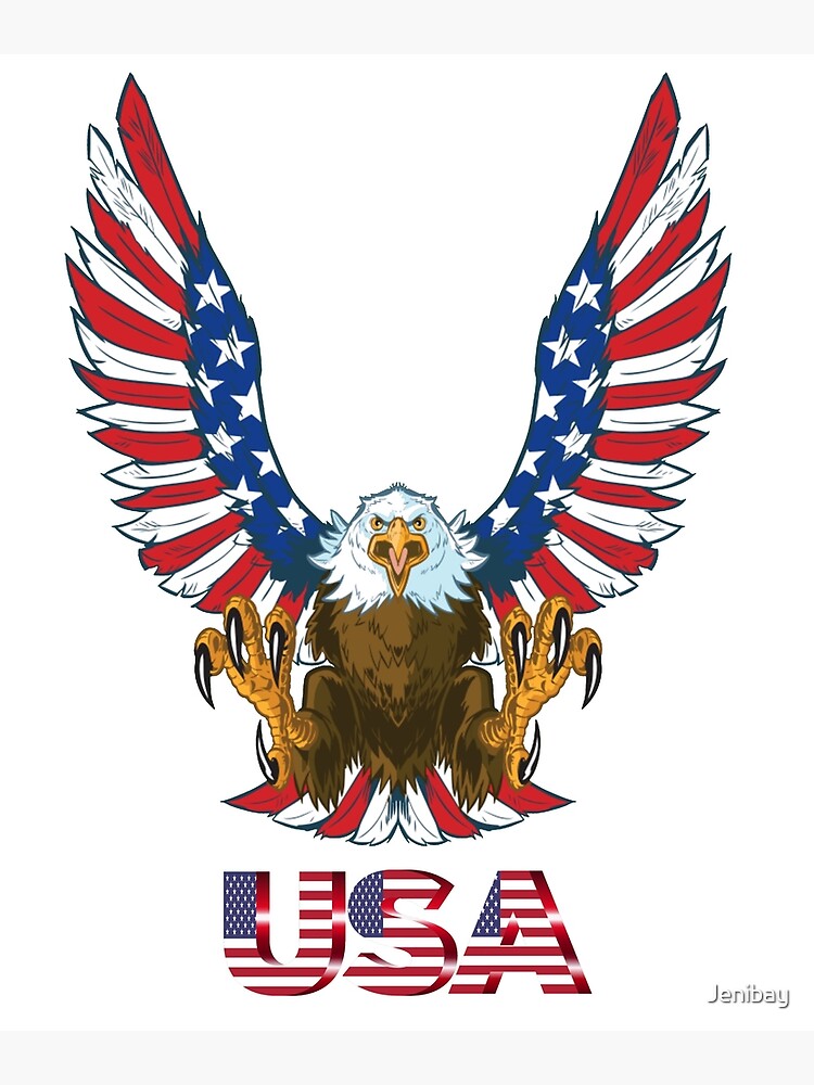 "American flag eagle Eagle Mullet American Flag USA Essential