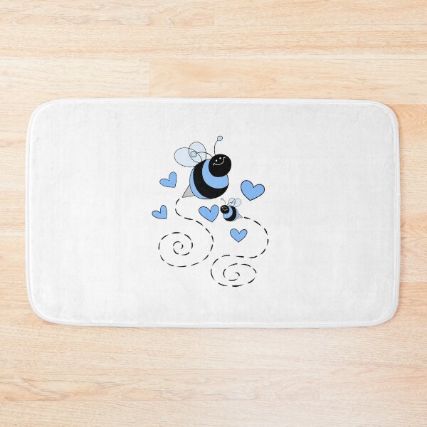Item preview, Happy Bees (blue) designed and sold by gross-girl99.