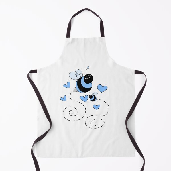 Item preview, Happy Bees (blue) designed and sold by gross-girl99.