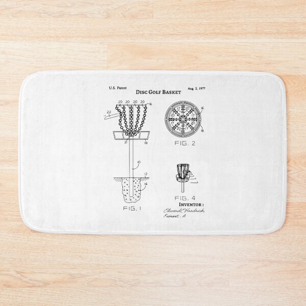 Item preview, Disc Golf Basket 1977 Patent, Frisbee Golf, Gift Idea for disc golf lovers designed and sold by anodyle.