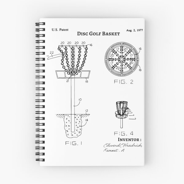 Item preview, Disc Golf Basket 1977 Patent, Frisbee Golf, Gift Idea for disc golf lovers designed and sold by anodyle.