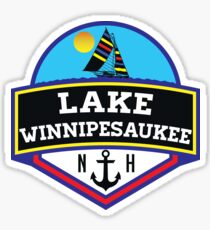 LAKE WINNIPESAUKEE NEW HAMPSHIRE CAMPING BOATING SAILING Sticker