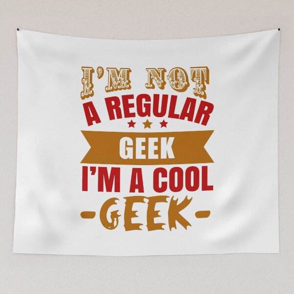 Item preview, I'm Not A Regular Geek, I'm A Cool Geek (Light) designed and sold by the-krisney-way.