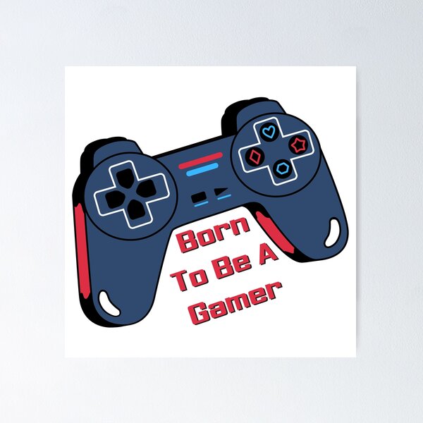 Item preview, Born To Be A Gamer designed and sold by Portishop.