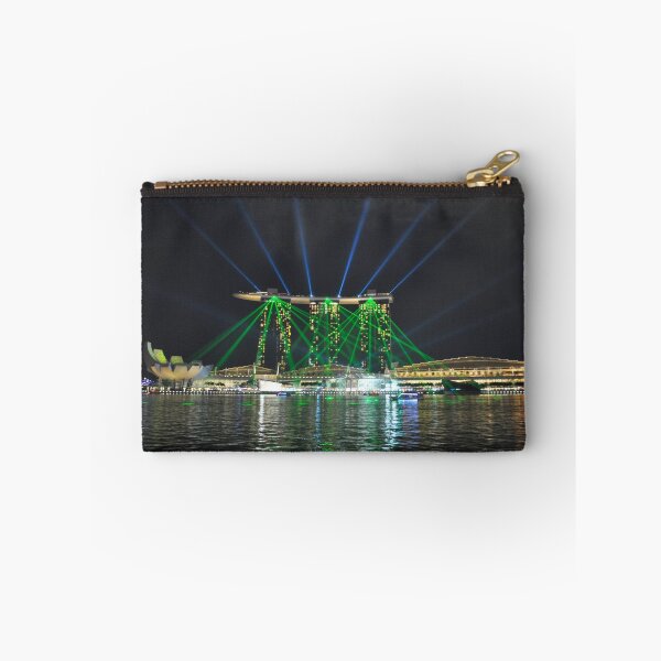 Item preview, Singapore marina bay at dusk designed and sold by NaumStock.