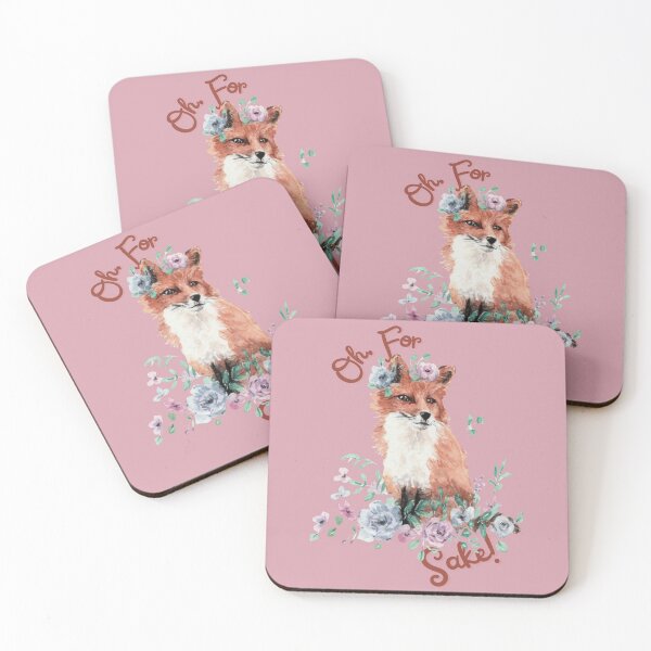 Item preview, Of for Fox Sake! Pretty animal pun, funny animal pun designed and sold by swhmedia.