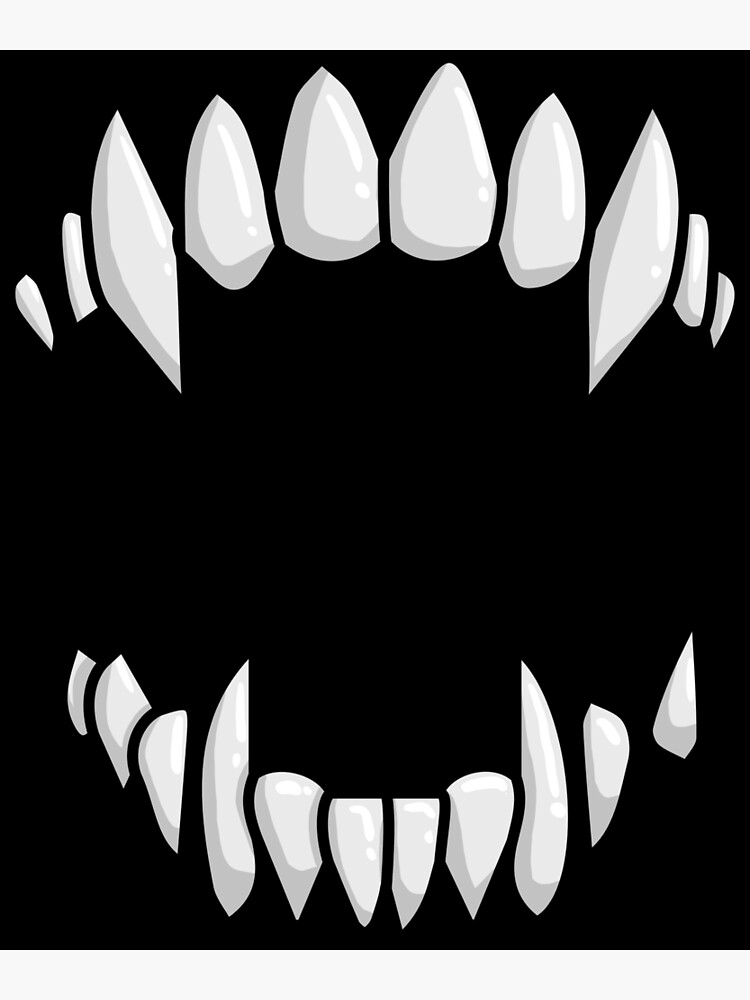 Vampire Fangs Teeth Halloween Monster Teeth Costume Gear Premium Matte ...