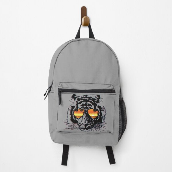 Item preview, Palm trees summer vacation tropics islands tiger with sunglasses design designed and sold by brunsch-print.