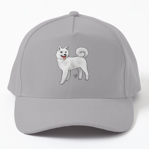 Akita - White Baseball Cap