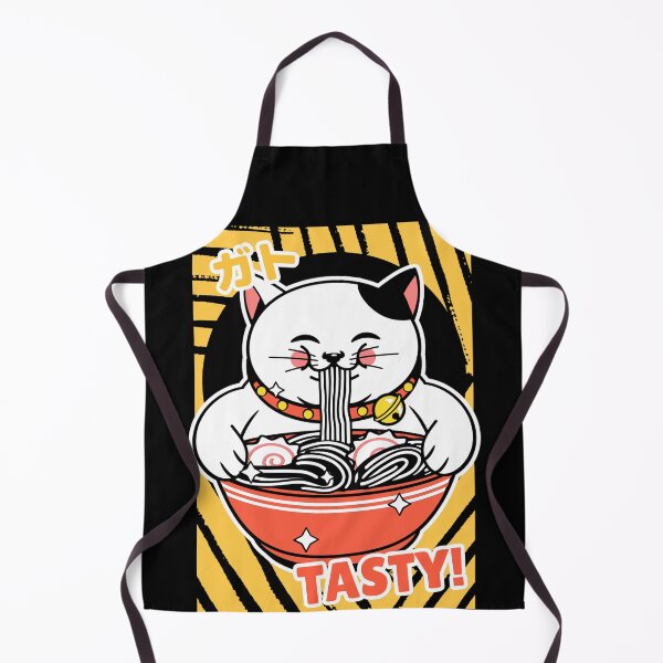 Item preview, Kawaii Cat Loves Ramen- Ramen Life Tastes Great! designed and sold by Red-ElYoubi.