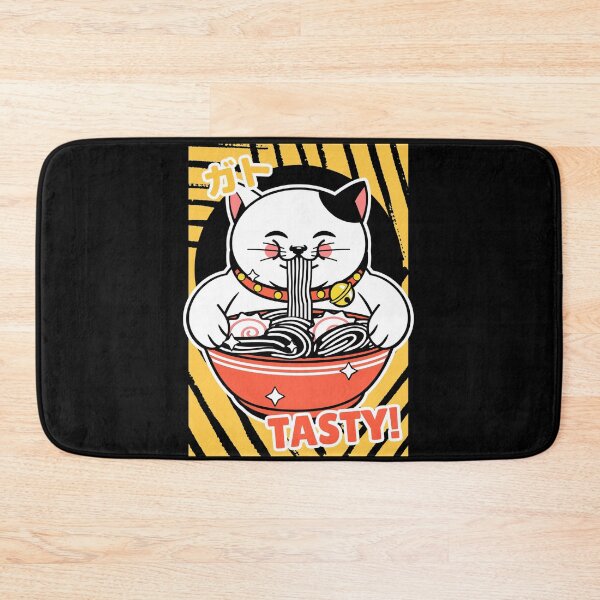 Item preview, Kawaii Cat Loves Ramen- Ramen Life Tastes Great! designed and sold by Red-ElYoubi.