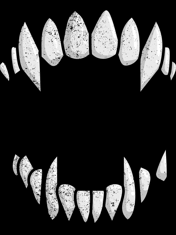 Thumbnail 3 von 3, Tuch, Vampire Fangs Teeth Halloween Monster Teeth Costume Gear designt und verkauft von DynamicDesign.