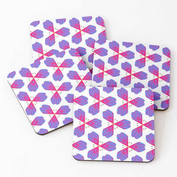 Item preview, Bright and Cheerful Nordic Scandinavian Geometric Color Pattern in Blue, Purple, Yellow, Orange, and Red designed and sold by cozycaroline.