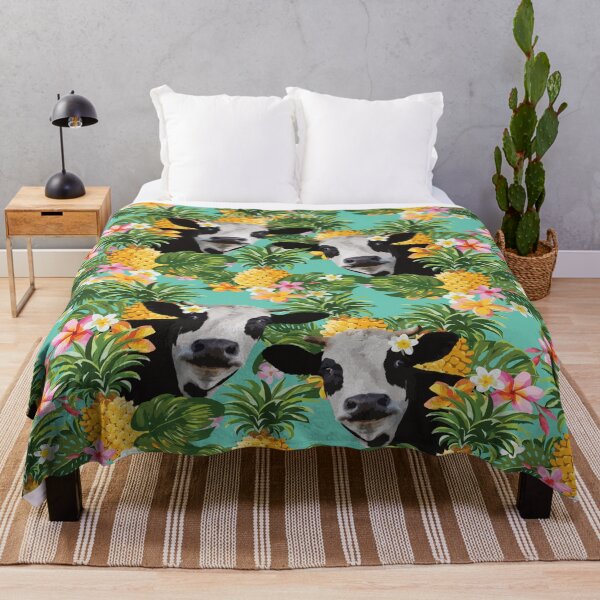 Item preview, Tropical Pineapple Cow Pattern designed and sold by kathybuble.