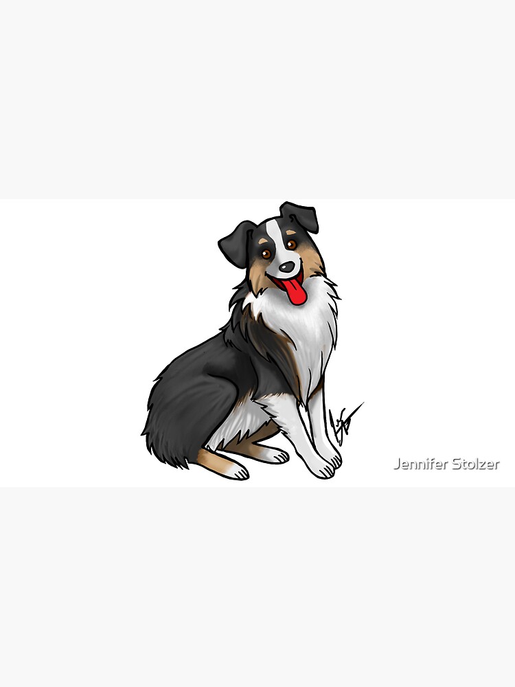 Australian Shepherd - Black Tri-Color by jameson9101322