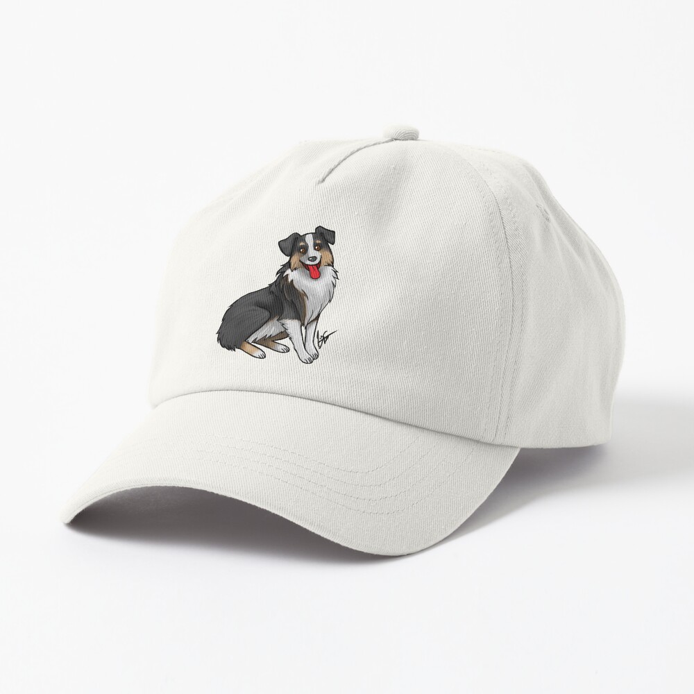 Australian Shepherd - Black Tri-Color Cap