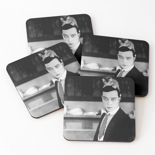 Item preview, Buster Keaton & kitty designed and sold by Leafyblues.