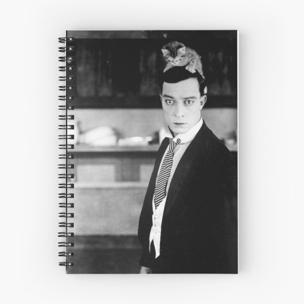 Item preview, Buster Keaton & kitty designed and sold by Leafyblues.