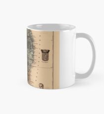 Map Of Corsica 1865 Mug