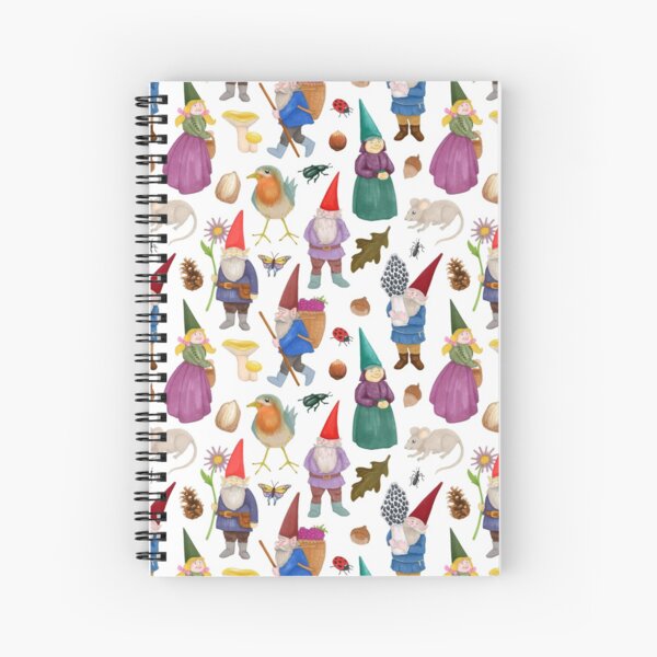 Forest Gnomes and Friends Spiral Notebook