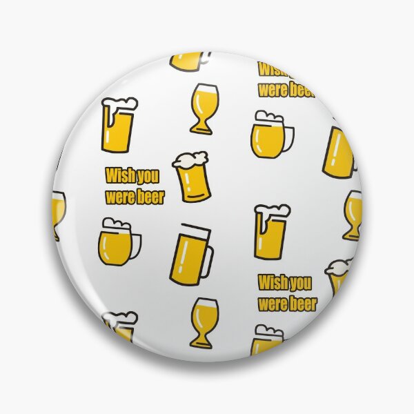 Item preview, wish you were beer | design for beer day designed and sold by DopeDesign111.