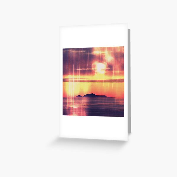 Item preview, Sunset Over Foula, Shetland. designed and sold by Zinanigans.