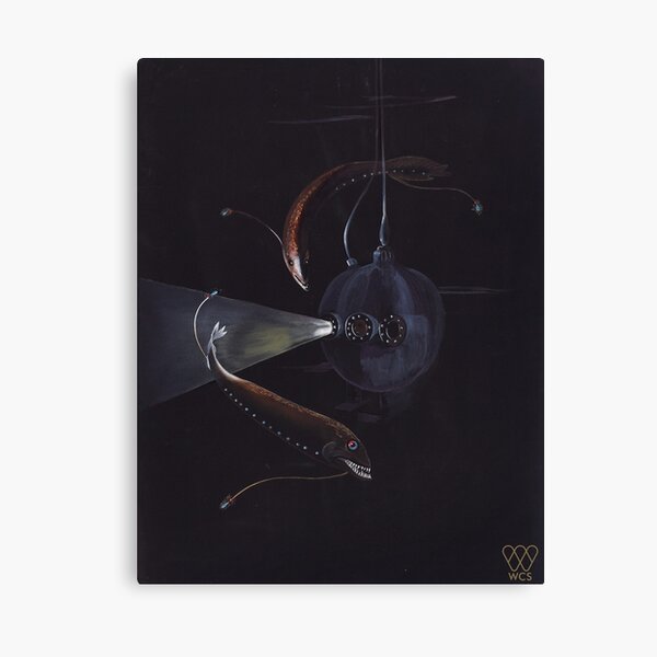 Bathysphaera intacta and Bathysphere Canvas Print