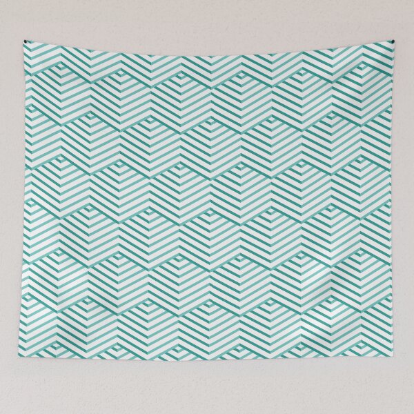 Item preview, Geometric Seamless Waves Pattern Endless Texture designed and sold by shoppnow1.