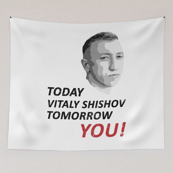 Item preview,  Today Vitaly Shishov, Tomorrow You. Belarus Protest. designed and sold by NuttyShirt.
