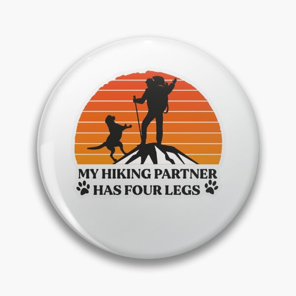Item preview, My Hiking Partner Has Four Legs Outdoor Adventure Dog Lover designed and sold by Wzoune.