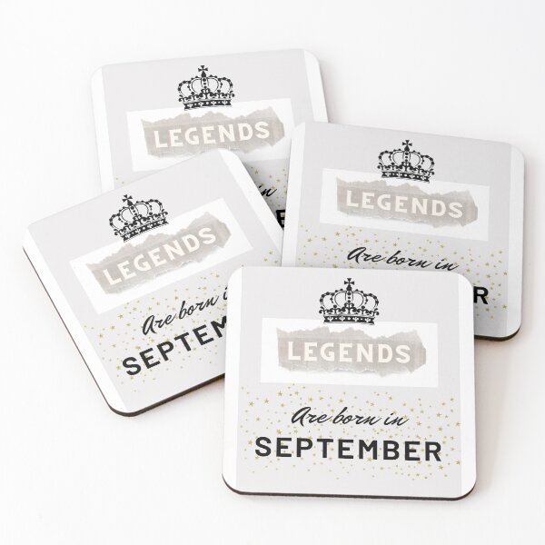 Item preview, Legends are born in September  designed and sold by Stationeryamore.