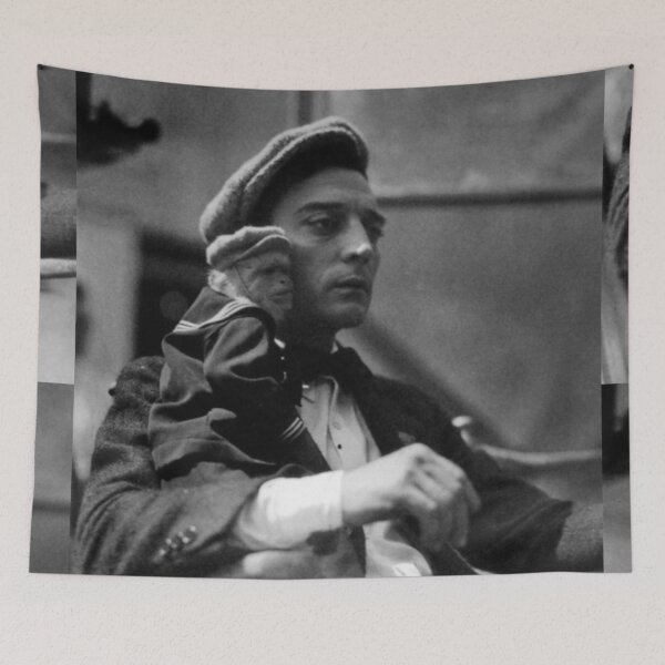 Item preview, Buster Keaton & monkey designed and sold by Leafyblues.