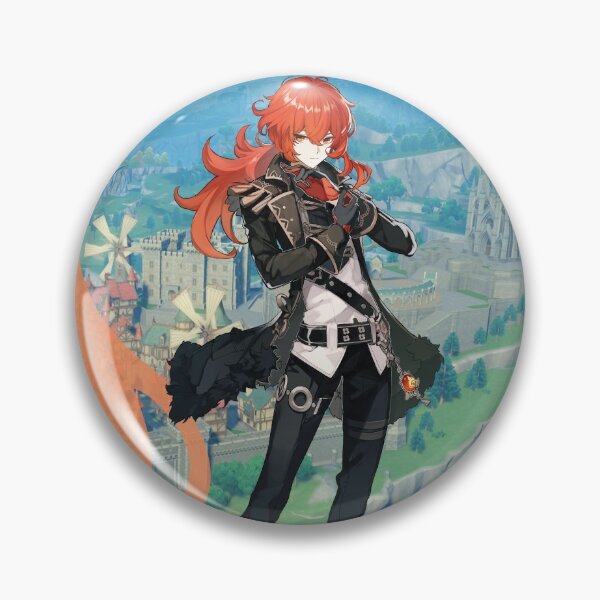 Item preview, Diluc - Genshin Impact designed and sold by VelvetZone.