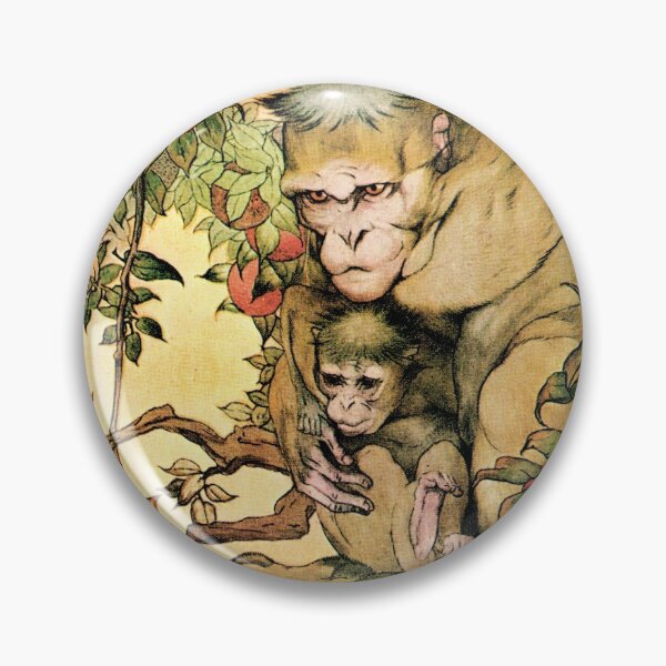 Item preview, Mother monkey and her babies designed and sold by Studio66Designs.