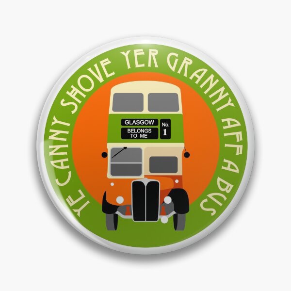 Artikelvorschau, Vintage Glasgow Doppeldeckerbus entworfen und verkauft von YouNeedKitch.