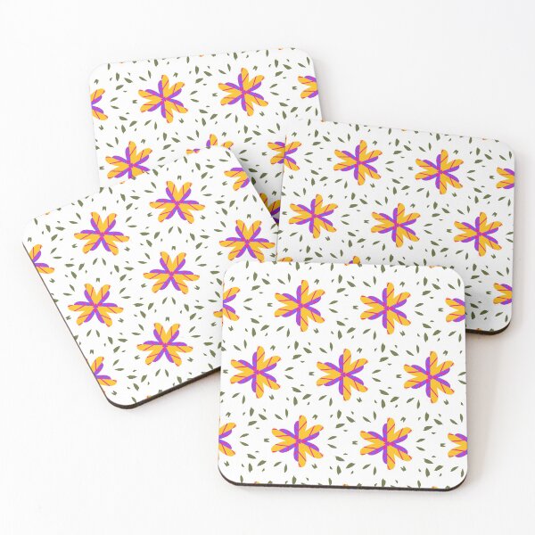 Item preview, Bright and Cheerful Nordic Scandinavian Geometric Color Pattern in Blue, Green, Purple, Yellow, Orange, and Red designed and sold by cozycaroline.